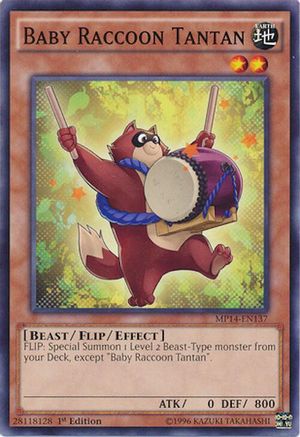 Baby Raccoon Tantan (MP14-EN137) - 2014 Mega-Tins Mega Pack Unlimited