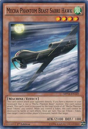 Mecha Phantom Beast Sabre Hawk (MP14-EN149) - 2014 Mega-Tins Mega Pack Unlimited