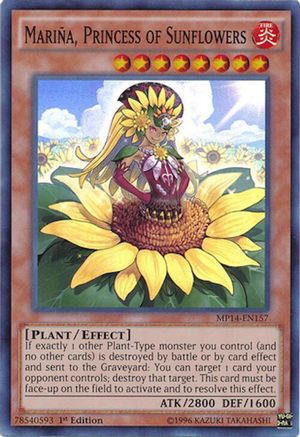 Mariña, Princess of Sunflowers (MP14-EN157) - 2014 Mega-Tins Mega Pack Unlimited