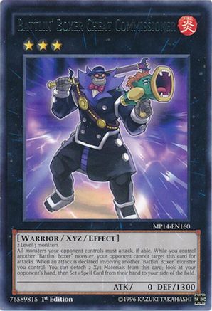 Battlin' Boxer Cheat Commissioner (MP14-EN160) - 2014 Mega-Tins Mega Pack 1st Edition