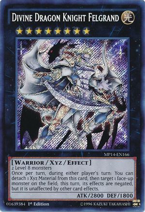Divine Dragon Knight Felgrand (MP14-EN166) - 2014 Mega-Tins Mega Pack 1st Edition