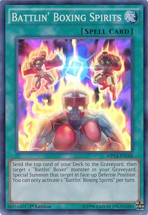 Battlin' Boxing Spirits (MP14-EN168) - 2014 Mega-Tins Mega Pack Unlimited