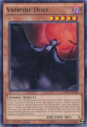 Vampire Duke (MP14-EN180) - 2014 Mega-Tins Mega Pack 1st Edition