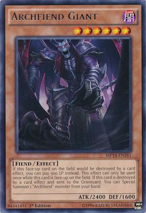 Archfiend Giant (MP14-EN181) - 2014 Mega-Tins Mega Pack Unlimited