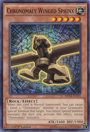 Chronomaly Winged Sphinx (MP14-EN191) - 2014 Mega-Tins Mega Pack 1st Edition
