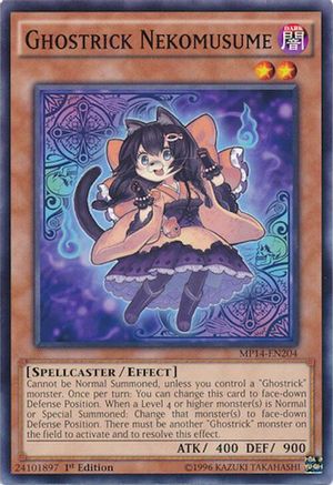 Ghostrick Nekomusume (MP14-EN204) - 2014 Mega-Tins Mega Pack 1st Edition