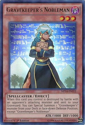 Gravekeeper's Nobleman (MP14-EN212) - 2014 Mega-Tins Mega Pack 1st Edition