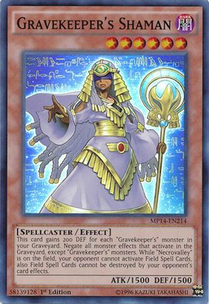 Gravekeeper's Shaman (MP14-EN214) - 2014 Mega-Tins Mega Pack Unlimited