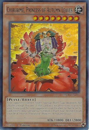 Chirubime, Princess of Autumn Leaves (MP14-EN216) - 2014 Mega-Tins Mega Pack 1st Edition