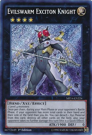 Evilswarm Exciton Knight (MP14-EN224) - 2014 Mega-Tins Mega Pack 1st Edition