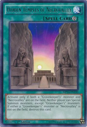 Hidden Temples of Necrovalley (MP14-EN230) - 2014 Mega-Tins Mega Pack Unlimited