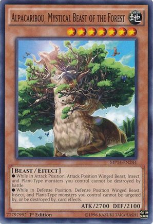 Alpacaribou, Mystical Beast of the Forest (MP14-EN244) - 2014 Mega-Tins Mega Pack Unlimited