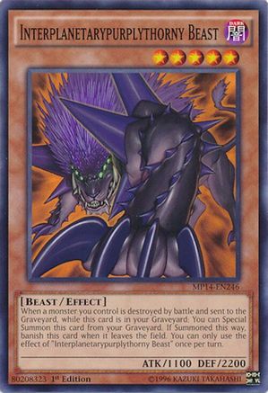 Interplanetarypurplythorny Beast (MP14-EN246) - 2014 Mega-Tins Mega Pack Unlimited