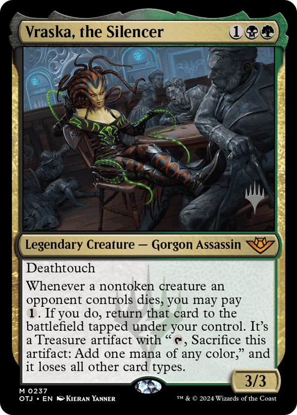 Vraska, the Silencer (PPOTJ-237) - Outlaws of Thunder Junction Promos Foil