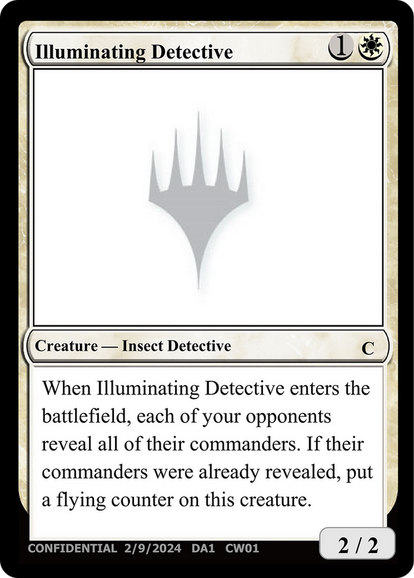 Illuminating Detective (UNK-CW01) - Unknown Event