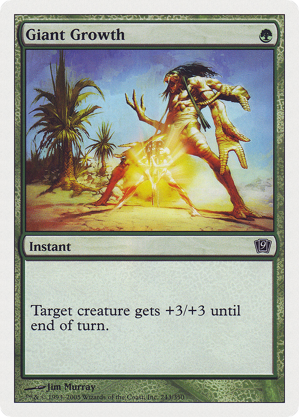 Giant Growth (9ED-243) - 9th Edition