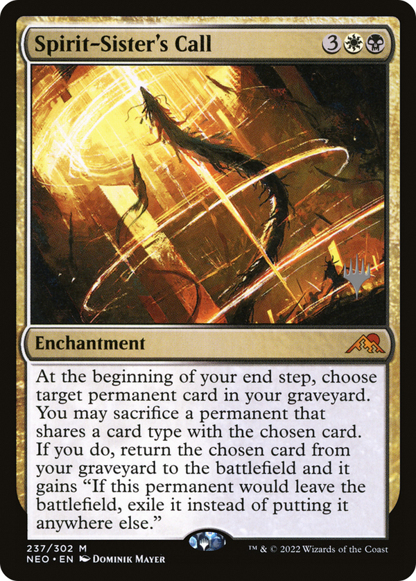 Spirit-Sister's Call (PPNEO-237) - Kamigawa: Neon Dynasty Promos Foil