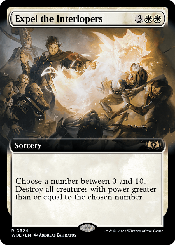 Expel the Interlopers (Extended Art) (WOE-324) - Wilds of Eldraine: (Extended Art)