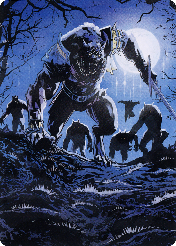 Tovolar, the Midnight Scourge // Tovolar, the Midnight Scourge (AMID-008) - Midnight Hunt Art Series (Borderless) Foil