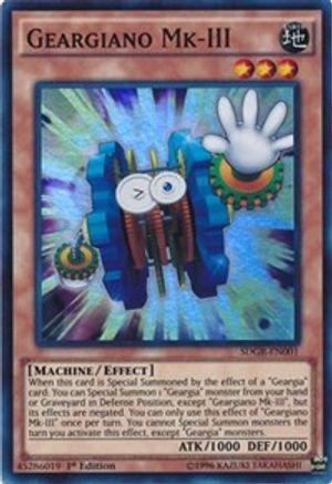 Geargiano Mk-III (SDGR-EN001) - Structure Deck: Geargia Rampage 1st Edition