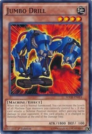 Jumbo Drill (SDGR-EN014) - Structure Deck: Geargia Rampage 1st Edition