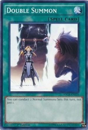 Double Summon (SDGR-EN026) - Structure Deck: Geargia Rampage 1st Edition
