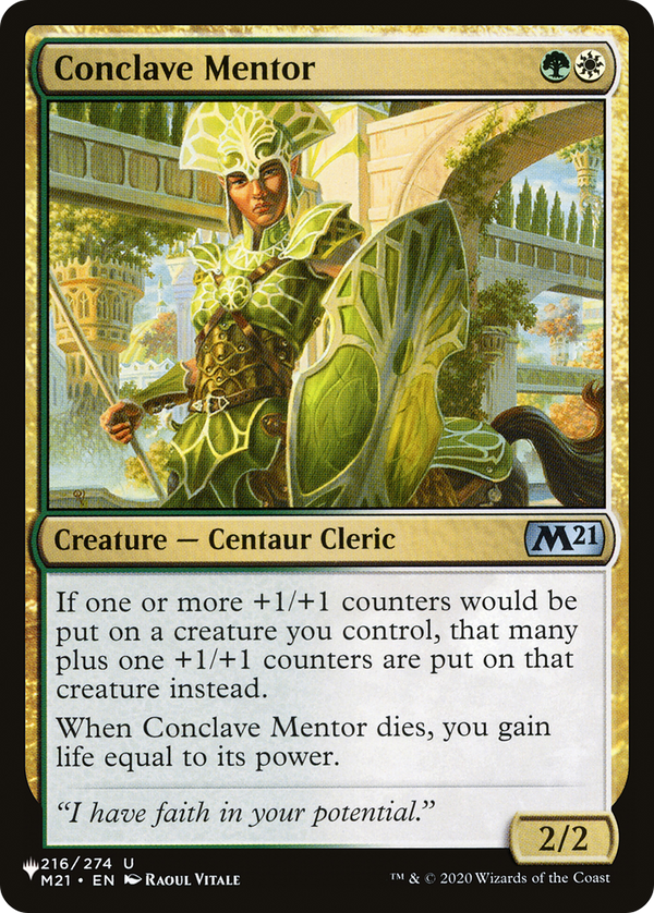 Conclave Mentor (LIST-M21-216) - The List