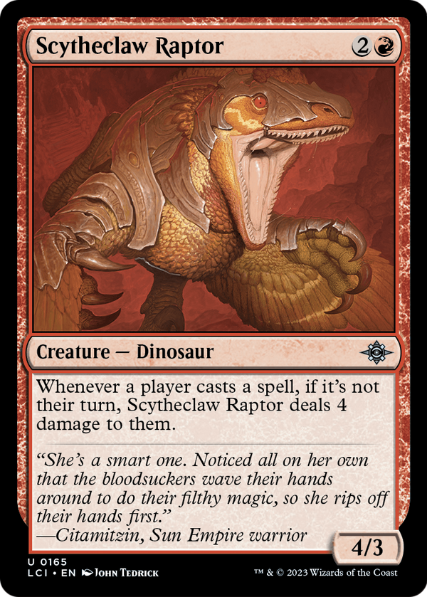 Scytheclaw Raptor (LCI-165) - The Lost Caverns of Ixalan