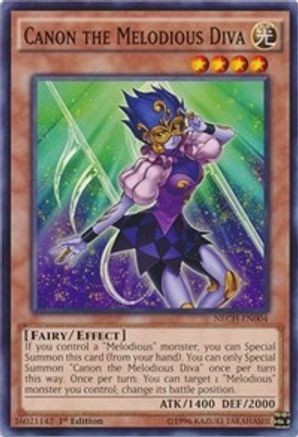 Canon the Melodious Diva (NECH-EN004) - The New Challengers 1st Edition