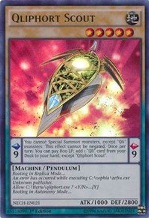 Qliphort Scout (NECH-EN021) - The New Challengers Unlimited