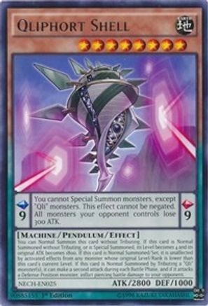 Qliphort Shell (NECH-EN025) - The New Challengers 1st Edition