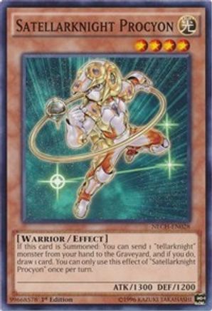 Satellarknight Procyon (NECH-EN028) - The New Challengers 1st Edition