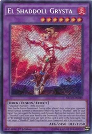 El Shaddoll Grysta (NECH-EN048) - The New Challengers 1st Edition