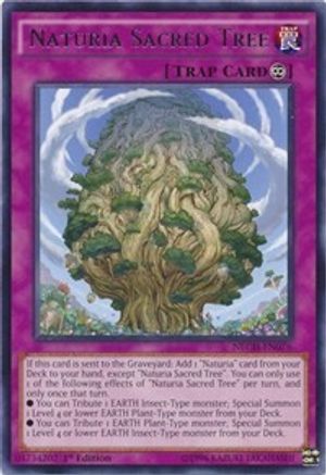 Naturia Sacred Tree (NECH-EN076) - The New Challengers 1st Edition