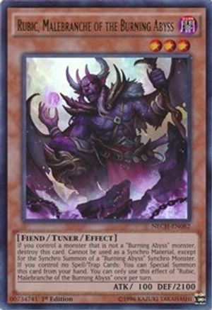 Rubic, Malebranche of the Burning Abyss (NECH-EN082) - The New Challengers Unlimited