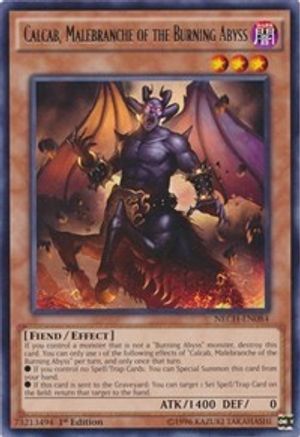 Calcab, Malebranche of the Burning Abyss (NECH-EN084) - The New Challengers Unlimited