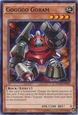 Gogogo Goram (NECH-EN092) - The New Challengers 1st Edition