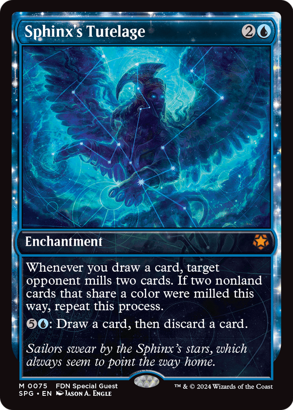 Sphinx's Tutelage (Showcase) (SPG-075) - Special Guests: (Showcase, enchantment) Foil