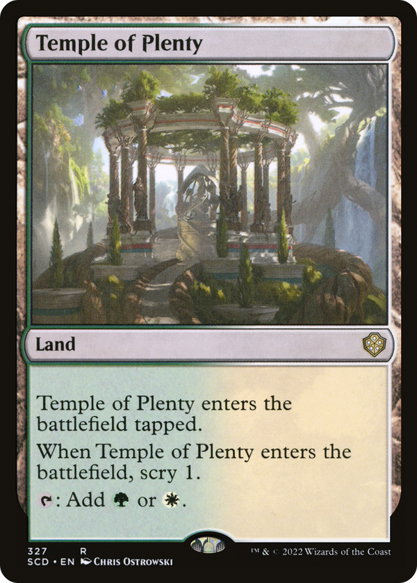 Temple of Plenty (SCD-327) - Starter Commander Decks
