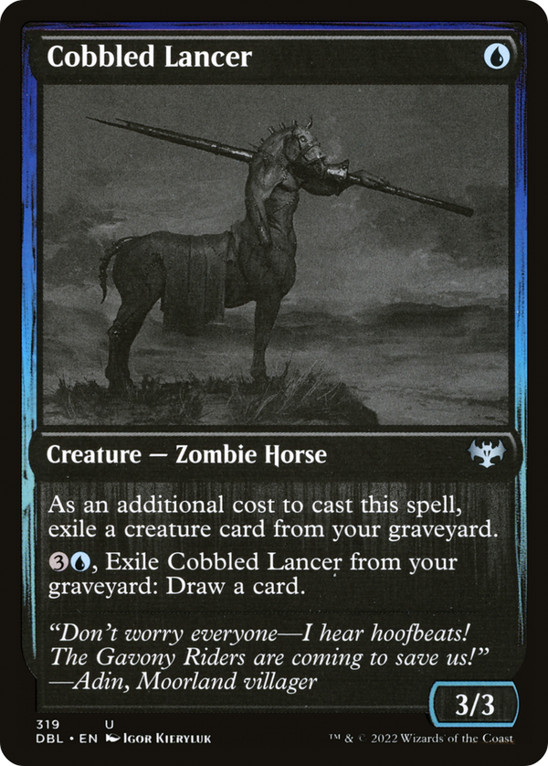 Cobbled Lancer (DBL-319) - Innistrad: Double Feature Foil