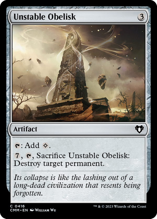 Unstable Obelisk (CMM-416) - Commander Masters