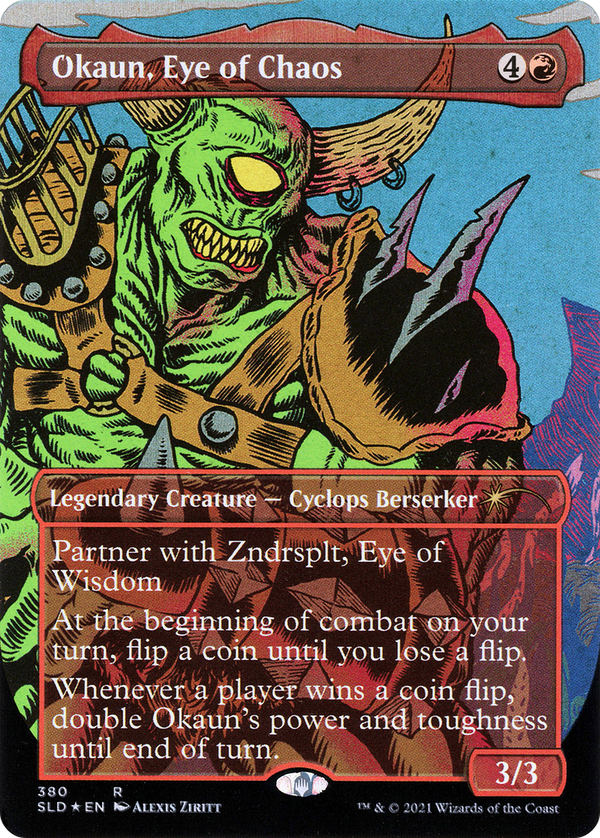 Okaun, Eye of Chaos (SLD-380) - Secret Lair Drop (Borderless)
