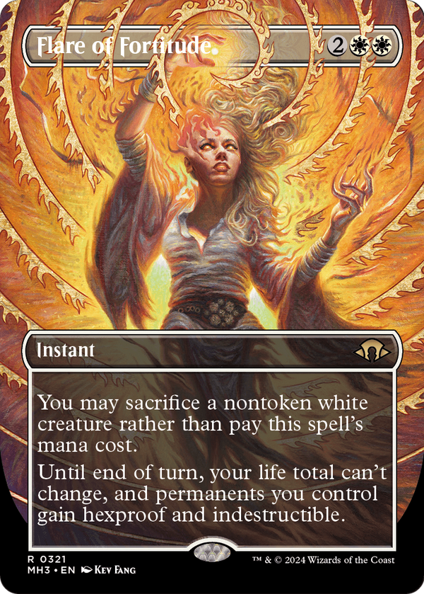 Flare of Fortitude (Borderless) (MH3-321) - Modern Horizons 3