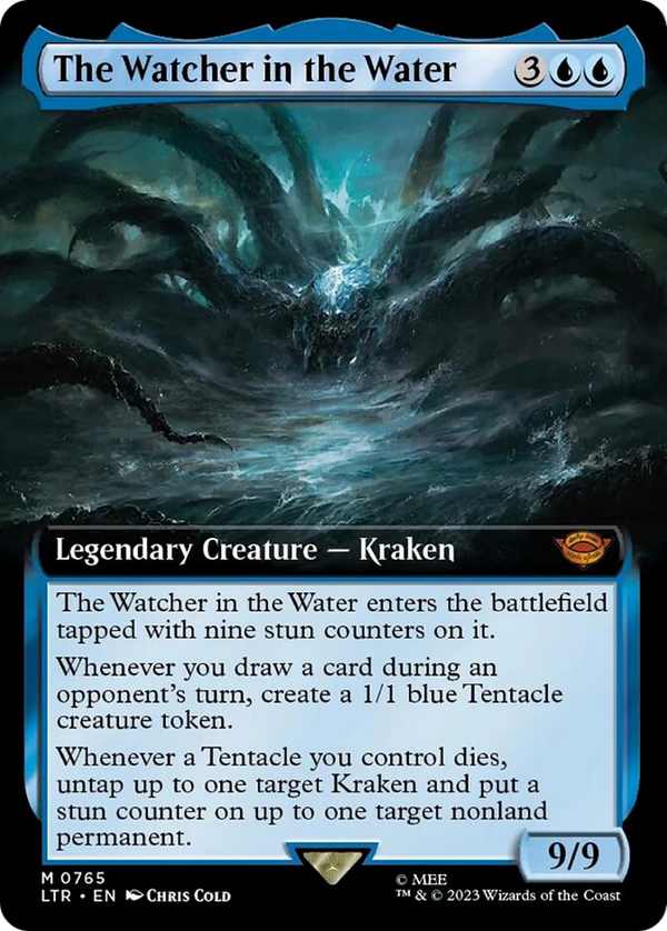 The Watcher in the Water (Extended Art) (Surge Foil) (LTR-765) - The Lord of the Rings: Tales of Middle-earth: (Extended Art) Foil