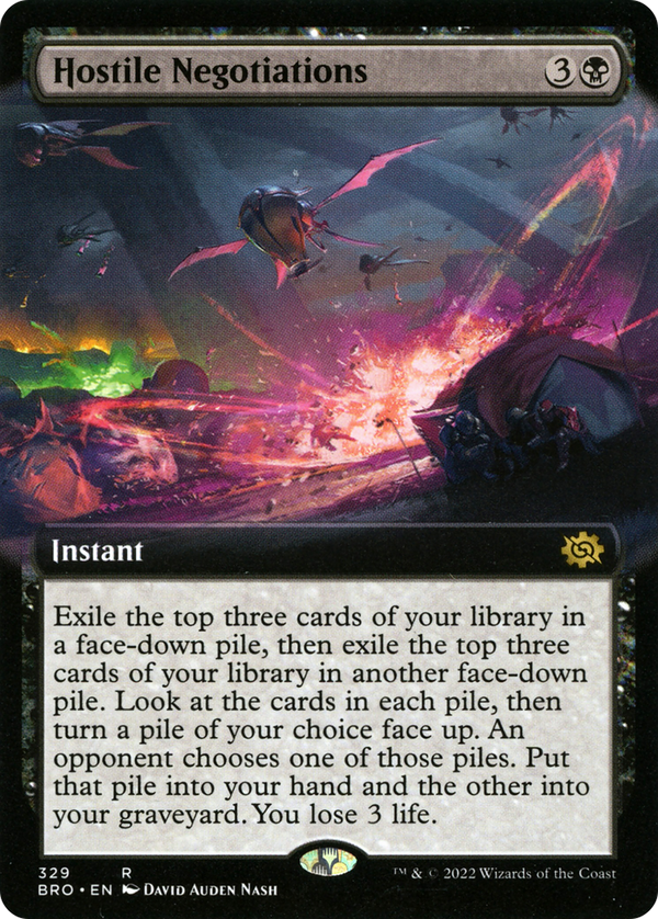 Hostile Negotiations (Extended Art) (BRO-329) - The Brothers' War: (Extended Art)