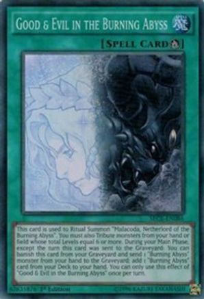 Good & Evil in the Burning Abyss (SECE-EN086) - Secrets of Eternity 1st Edition