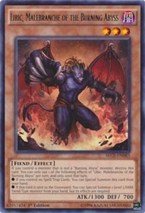 Libic, Malebranche of the Burning Abyss (SECE-EN083) - Secrets of Eternity 1st Edition