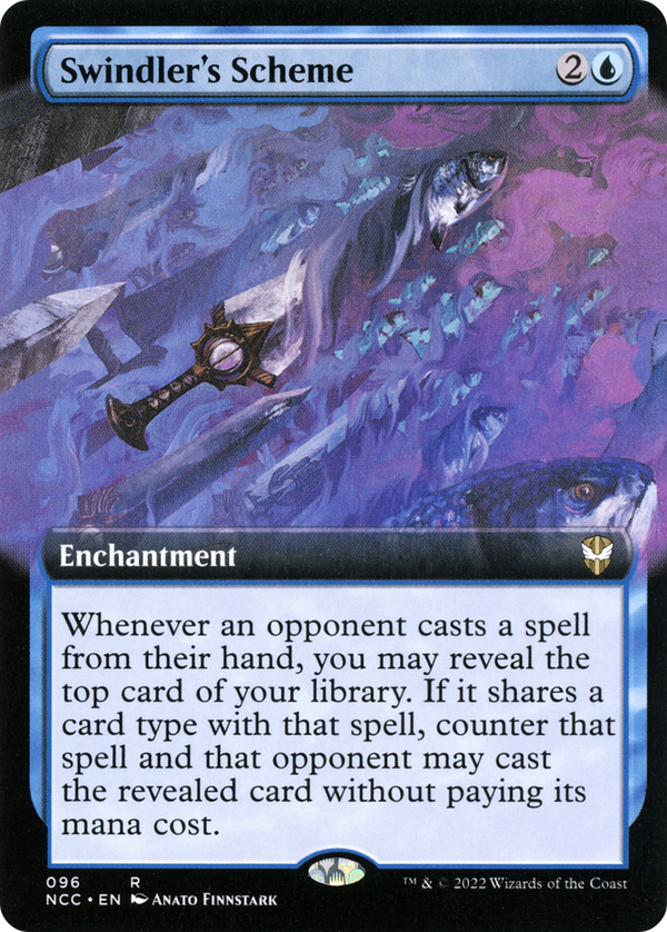 Swindler's Scheme (Extended Art) (NCC-096) - New Capenna Commander: (Extended Art) Foil