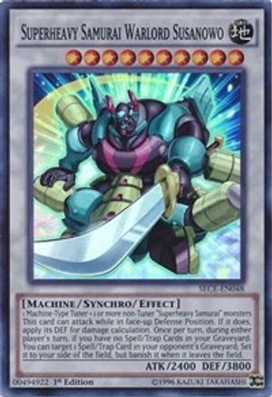 Superheavy Samurai Warlord Susanowo (SECE-EN048) - Secrets of Eternity 1st Edition