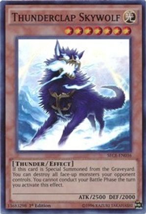 Thunderclap Skywolf (SECE-EN036) - Secrets of Eternity Unlimited